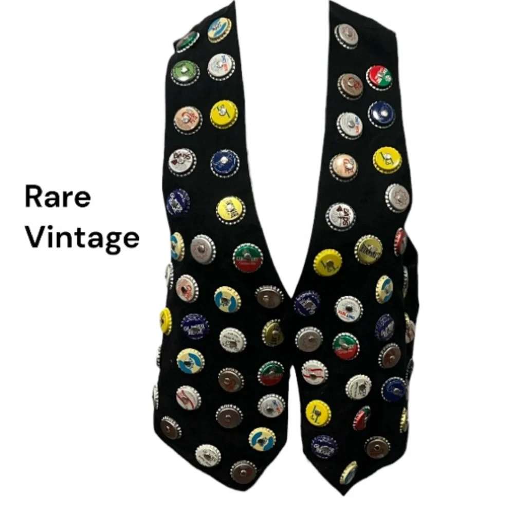 Vintage 1990 Ink Soda Cap Retro Vest Y2K - Picture 3 of 16